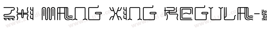 Zhi Mang Xing Regula字体转换